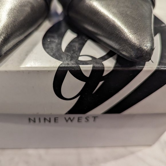 Nine West Stiletto High heels Grey Size 10 - Picture 7 of 10